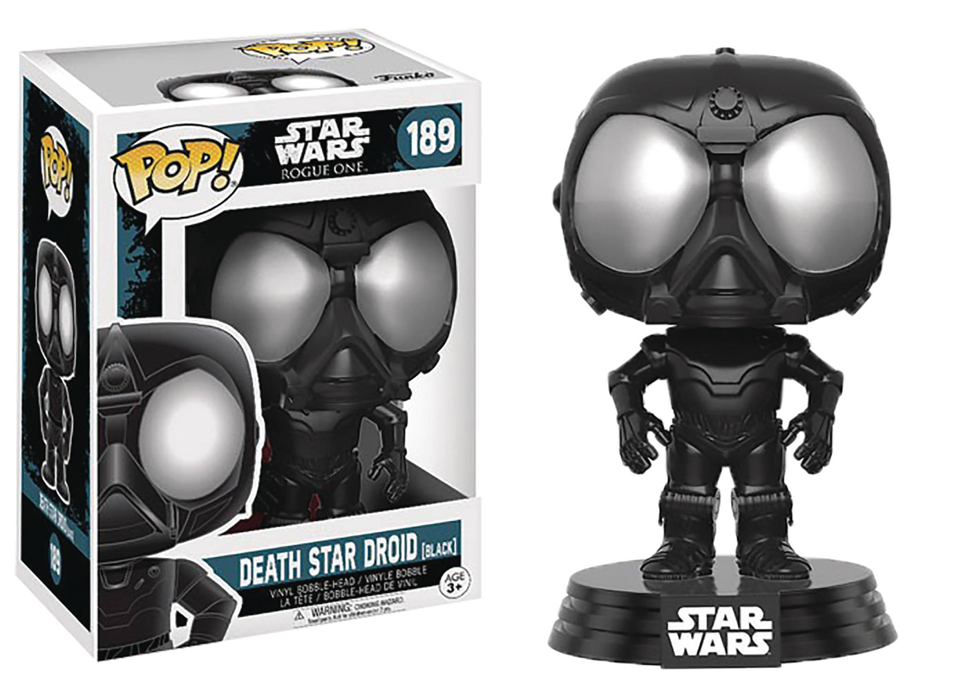 Image: Pop! Star Wars Rogue One Vinyl Figure: Death Star Droid Book  - Funko