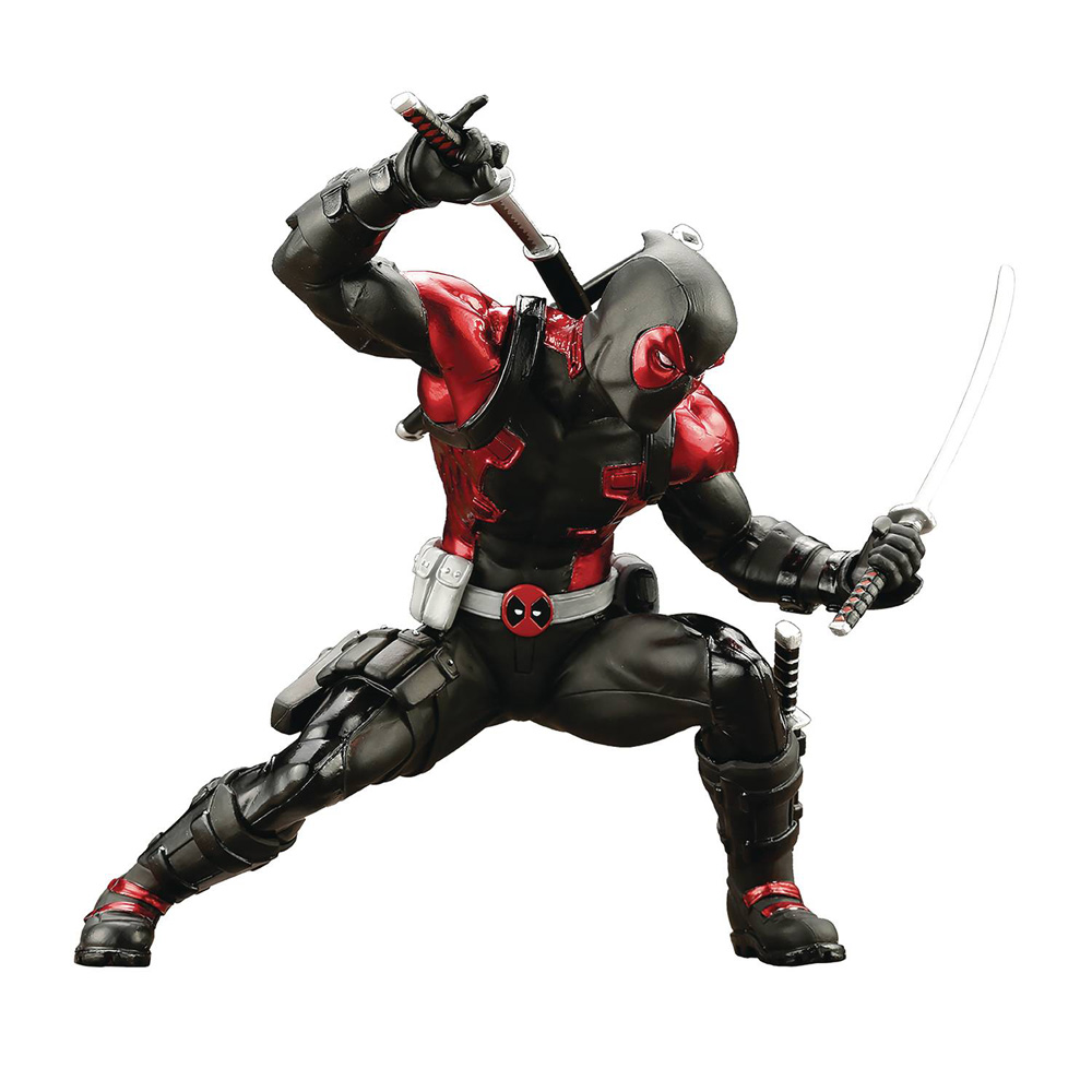 Image: Marvel Now Artfx+ Statue: Deadpool  (Black Suit) - Koto Inc.