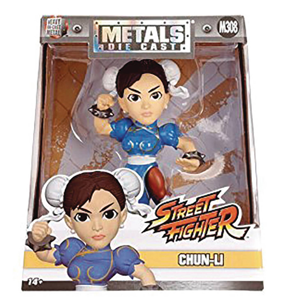 Image: Metals Street Fighter Die-Cast Figure: Chun Li  (4-inch) - Jada Toys, Inc