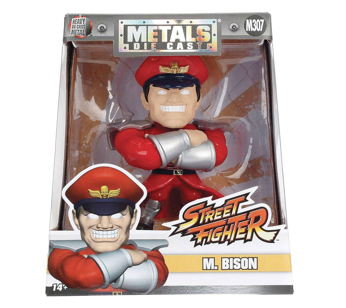 Image: Metals Street Fighter Die-Cast Figure: M Bison  (4-inch) - Jada Toys, Inc