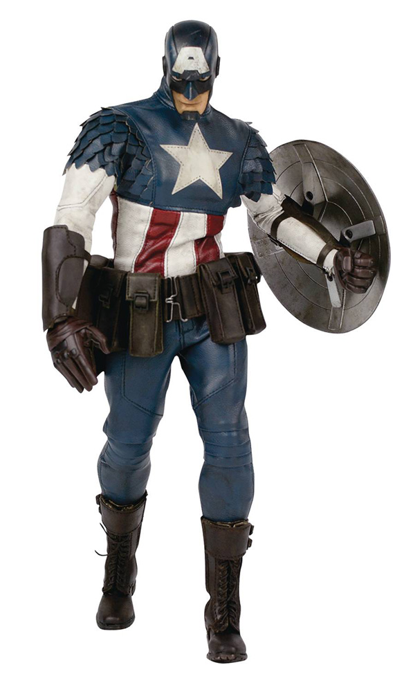 Image: Marvel X Threea Scale Figure: Captain America  (1/6-scale) - Three A Trading Company Ltd