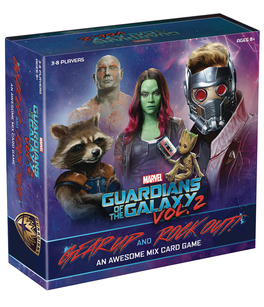 Image: Guardians of the Galaxy Vol. 2 Gear Up and Rock Out! Awesome Mix Card Game  - Usaopoly