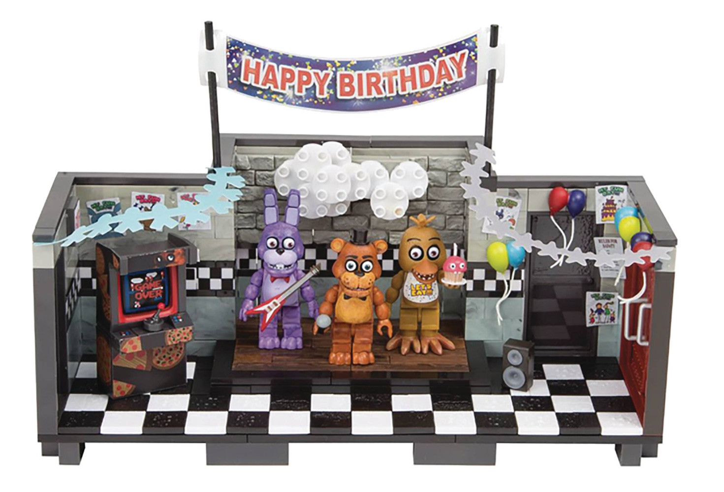 Image: Five Nights at Freddys Classic: Show Stage Construction Set Case  - Tmp Toys / Mcfarlane's Toys