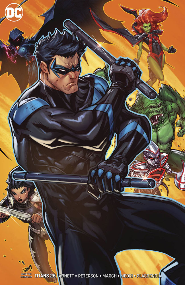 Image: Titans #25 (variant cover - Jonboy Meyers)  [2018] - DC Comics