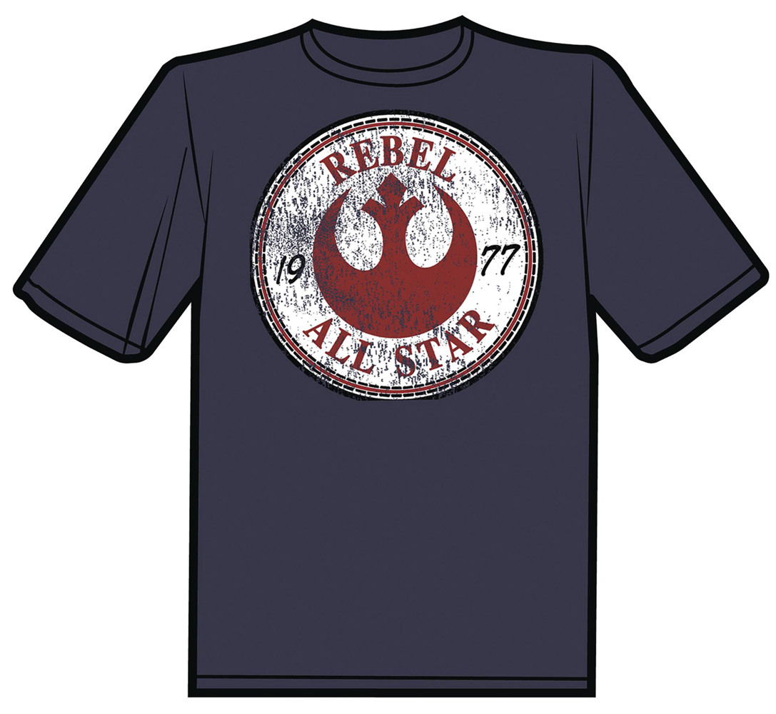 Image: Rebel All-Stars Vintage Distressed T-Shirt  (XL) - Antarctic Press