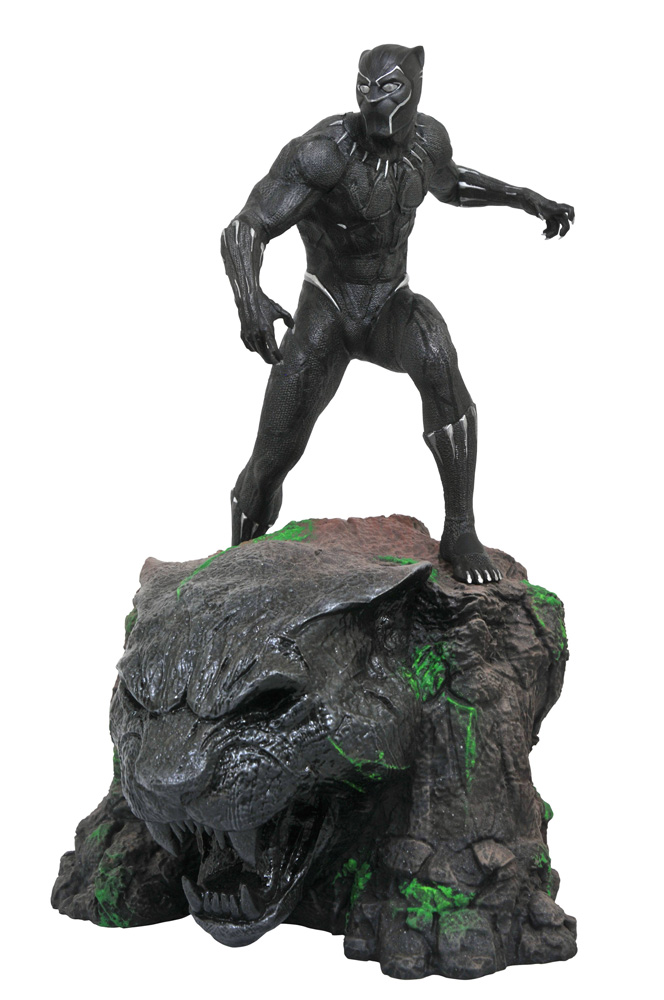 Image: Marvel Milestones Statue: Black Panther Movie  - Diamond Select Toys LLC
