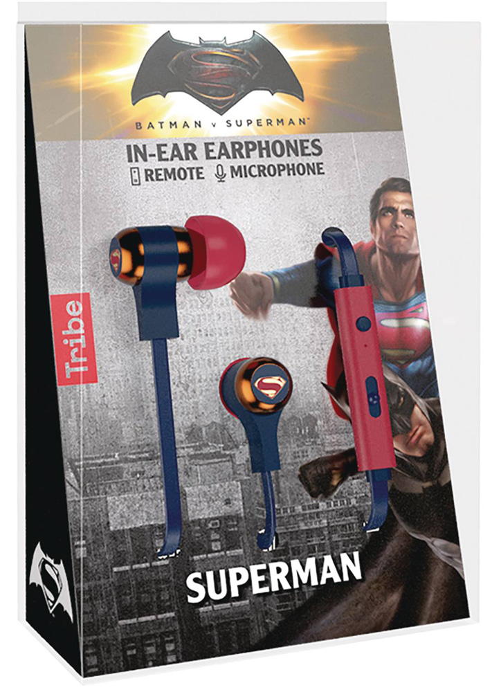 Image: DC Heroes Tribe Swing Earphones: Superman  - Maikii Inc