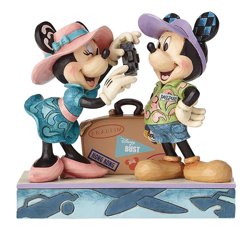 Image: Disney Traditions Travel: Mickey and Minnie Mouse  - Enesco Corporation