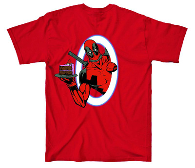 Image: Deadpool: Body Slide T-Shirt [Red]  (M) - 