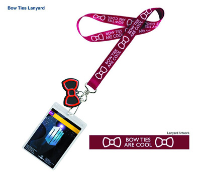 Image: Doctor Who Lanyard: Bow Ties Are Cool  - 