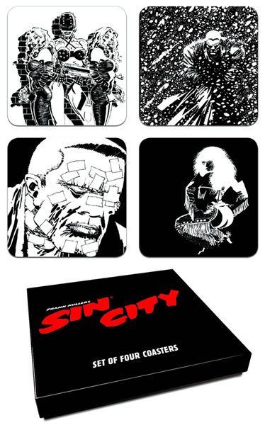 Image: Sin City Set of Four Coasters 2  - Dark Horse Comics