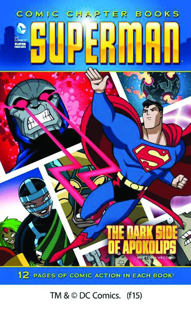 Image: DC Super Heroes Comic Chapter Books: Superman  - The Dark Side of Apokolips SC  (young readers) - Capstone Press