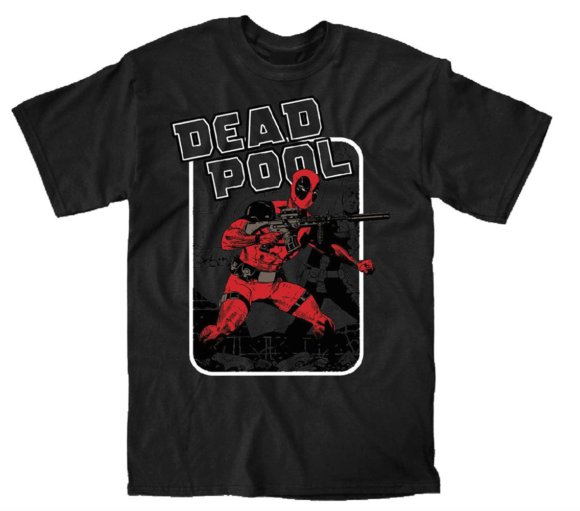 Image: Deadpool T-Shirt: Wanted [Black]  (S) - 