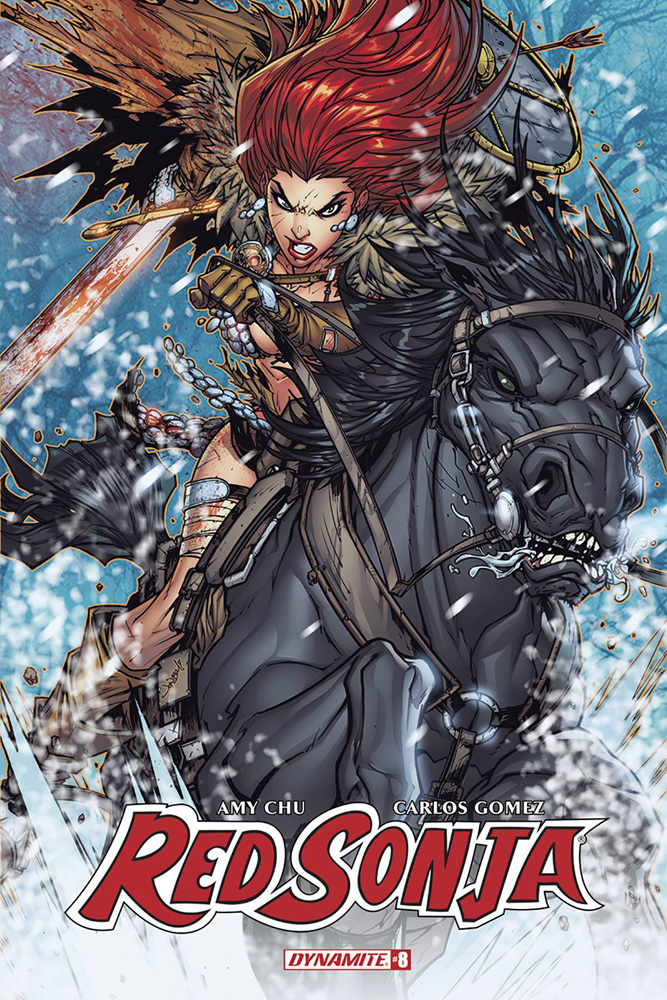 Image: Red Sonja Vol. 04 #8 (cover C - Meyers)  [2017] - Dynamite