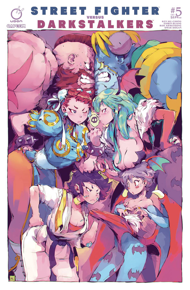 Street Fighter Vs Darkstalkers 5 Cover B Confrancesco [2017] Westfield Comics Comic