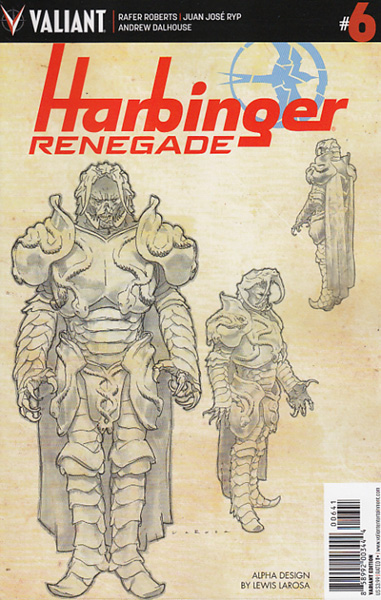 Image: Harbinger: Renegade #6 (Larosa Character Design incentive cover - 00641) (10-copy)  [2017] - Valiant Entertainment LLC