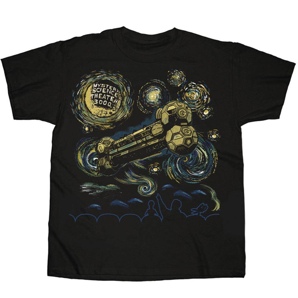 Image: MST3K T-Shirt: Abstract Ship [Black]  (L) - Changes