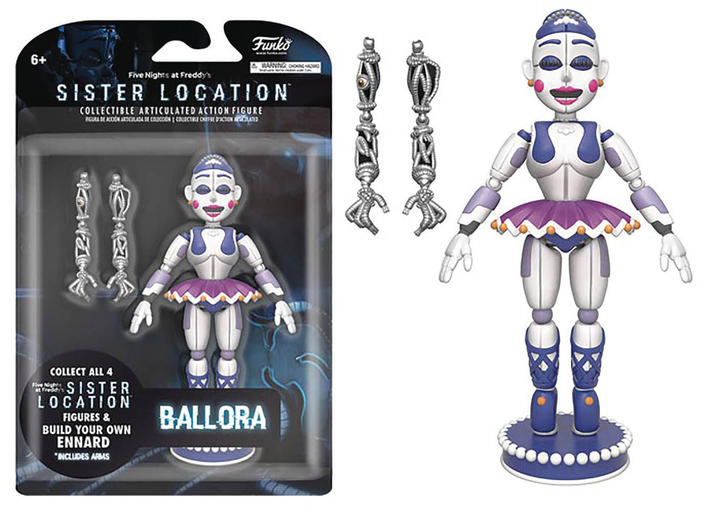 Five Nights at Freddy's Sister Location Action Figure Ballora (5inch