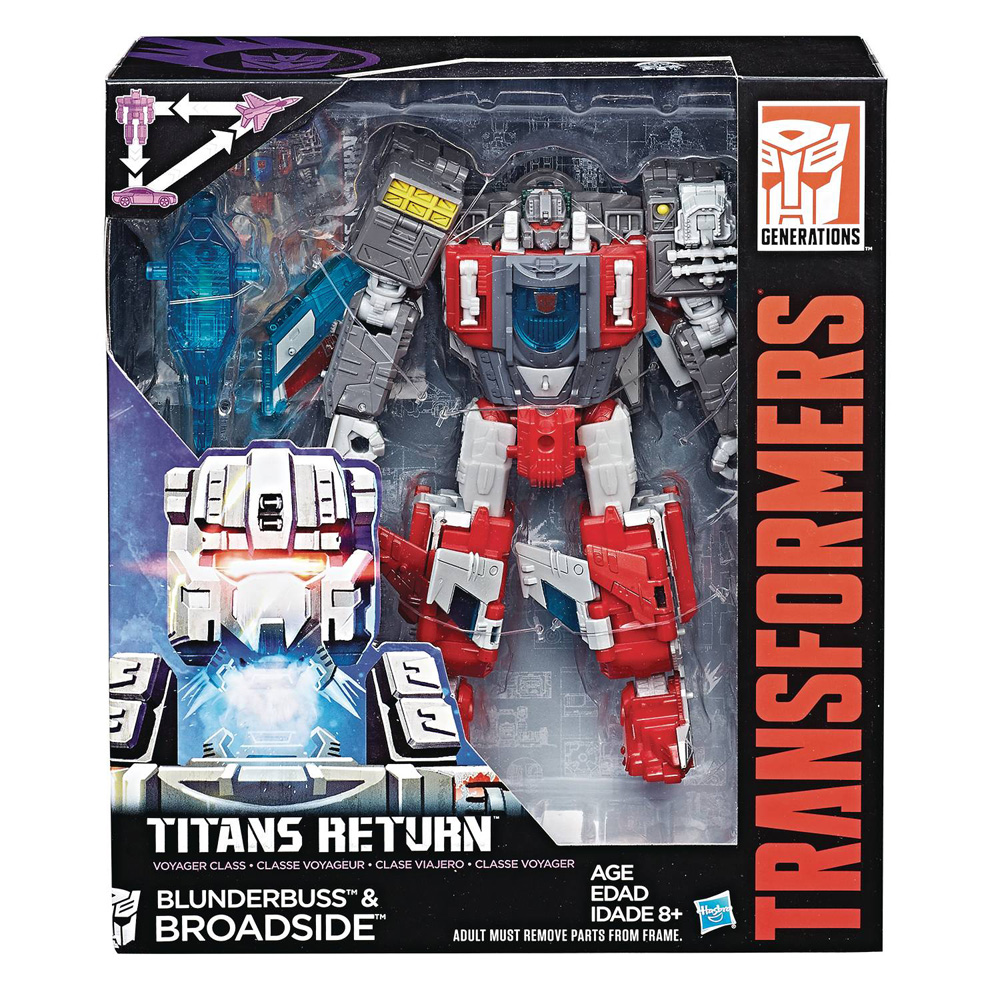 Image: Transformers Gen Titans Ret Voyager Action Figure Assortment 201701  - Hasbro Toy Group