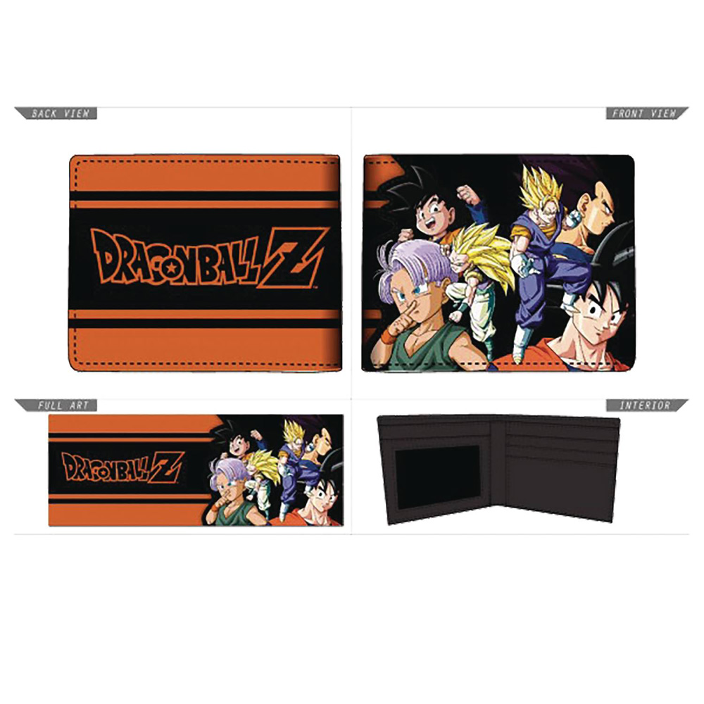 Image: Dragon Ball Z Bi-Fold Wallet: Group  - Bioworld Merchandising
