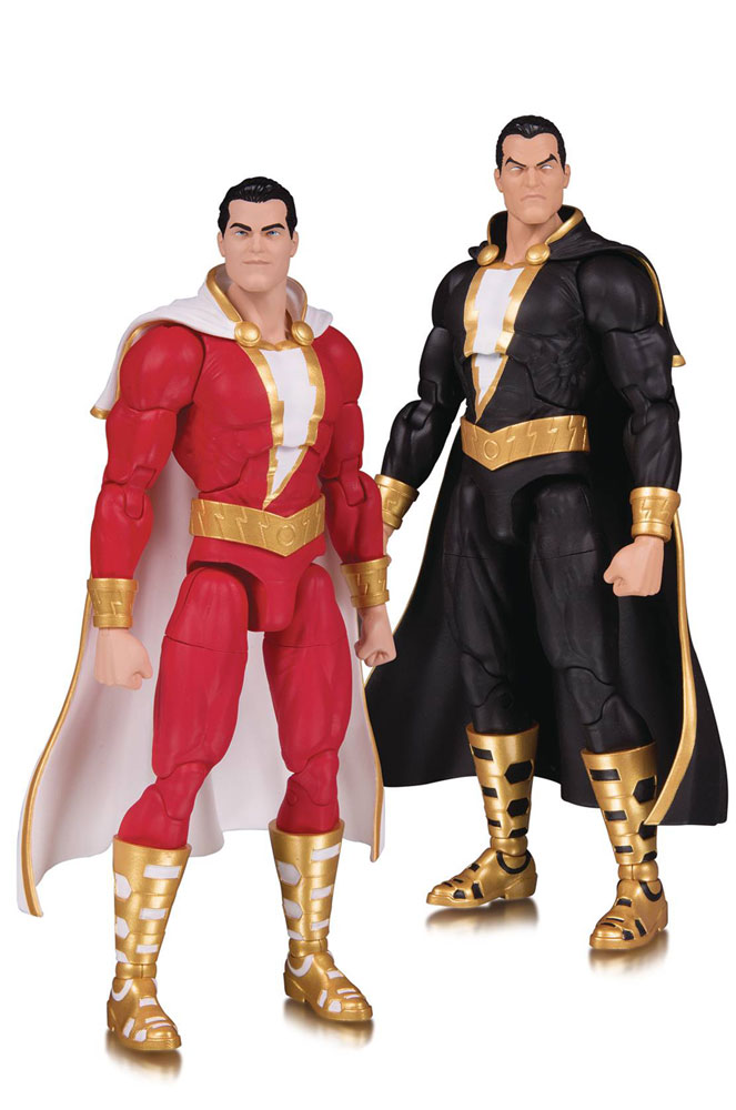 Image: DC Essentials Action Figure 2-Pack: Shazam! & Black Adam  - DC Comics