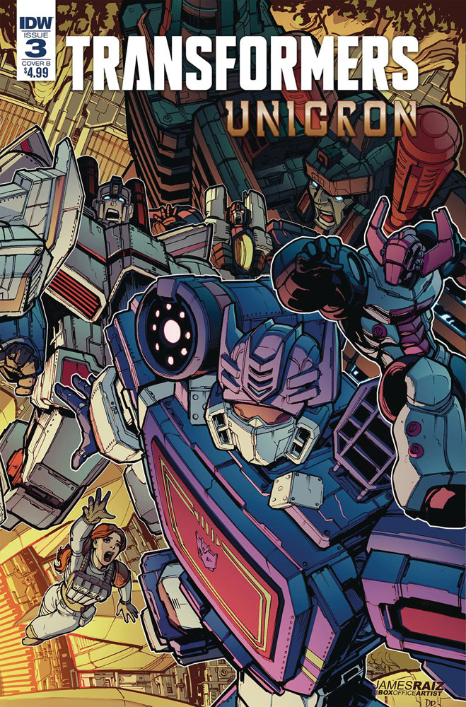 Image: Transformers: Unicron #3 (cover B - Raiz) - IDW Publishing