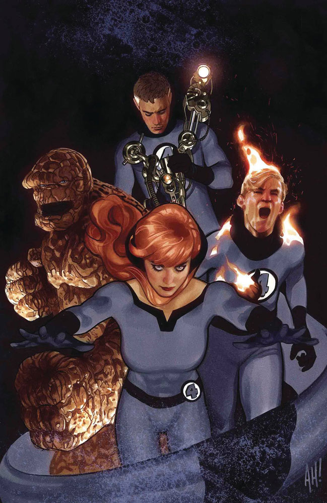 Image: Tony Stark: Iron Man #3 (variant Return of the Fantastic Four cover - Hughes)  [2018] - Marvel Comics