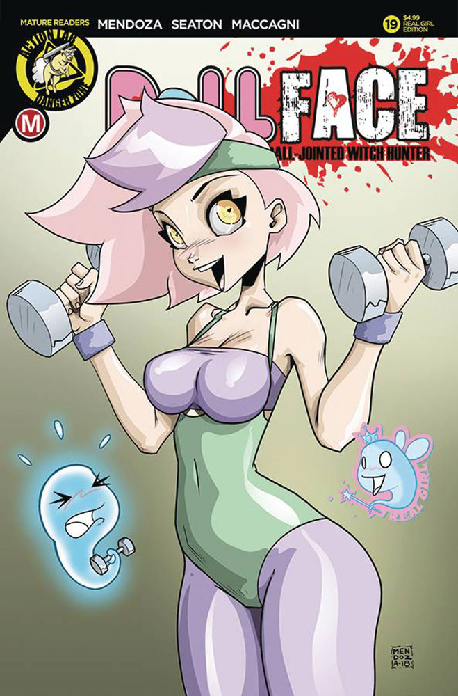 Image: Dollface #19 (cover E - Mendoza Real Girl) - Action Lab - Danger Zone