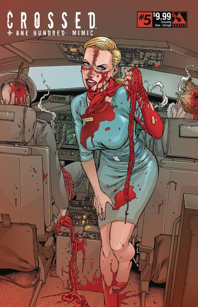 Image: Crossed Plus One Hundred: Mimic #5 (Crossing Over - Corrupt cover) - Avatar Press Inc