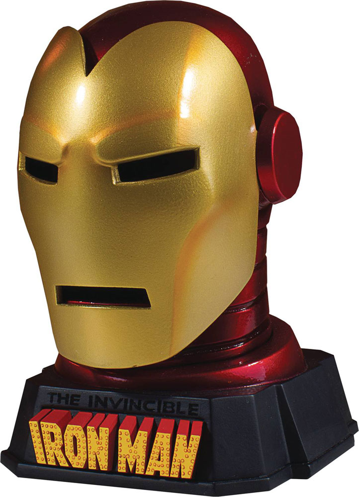 Image: Marvel Desk Accessory: Iron Man Helmet  - Gentle Giant Studios