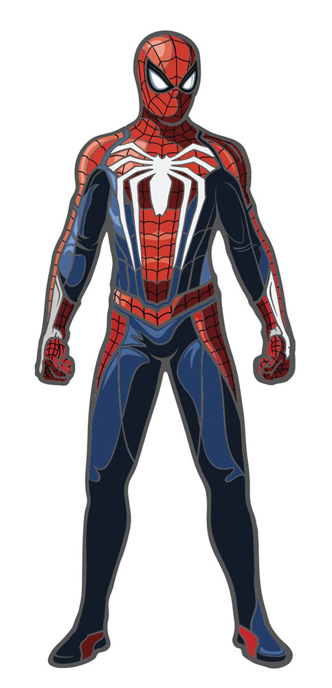 Image: Spider-Man the Game: Spider-Man Figpin 6-Piece Case  - Cmd Collectibles