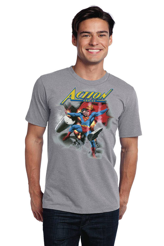 Image: Action #1000 T-Shirt: Superman 1930s  (L) - Graphitti Designs