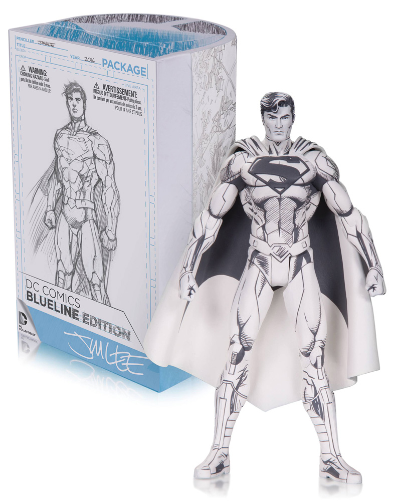 Image: DC Comics Blueline Edition Action Figure: Superman  - DC Comics