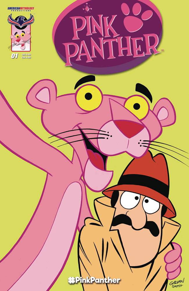 Pink Panther #1 cover by Bill Galvan