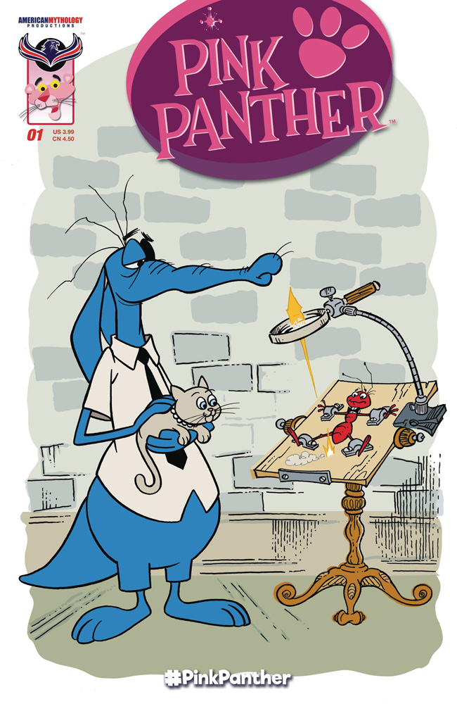 The Pink Panther #1 Pink Pals cover by S.L. Gallant