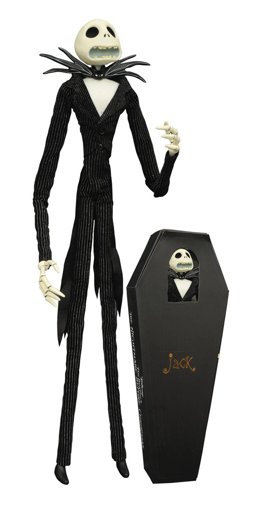 Image: Nightmare Before Christmas Doll: Jack Unlimited Coffin  - Diamond Select Toys LLC