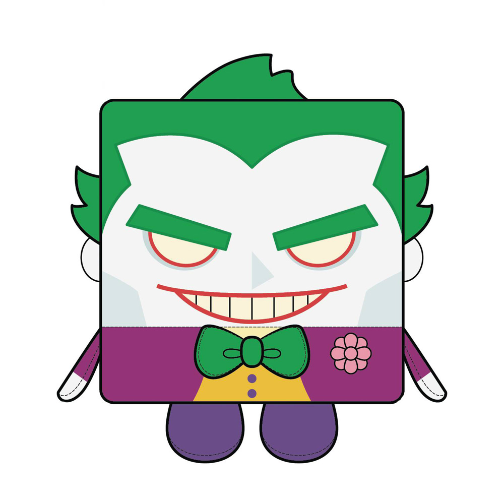 Image: Kawaii Cube DC Plush: Joker  (Large) - Wish Factory Trading Limited