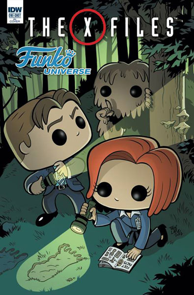 Image: X-Files: Funko Universe  (incentive cover - Troy Little) (25-copy)  [2017] - IDW Publishing