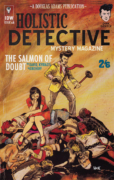 Image: Dirk Gently's Holistic Detective Agency: The Salmon of Doubt #8 (incentive cover - Robert Hack) (10-co  [2017] - IDW Publishing