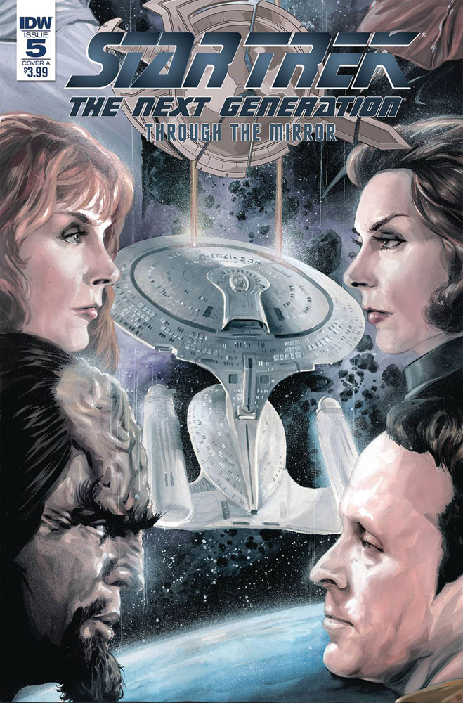 Image: Star Trek: The Next Generation: Through the Mirror #5 (cover A - Woodward)  [2018] - IDW Publishing