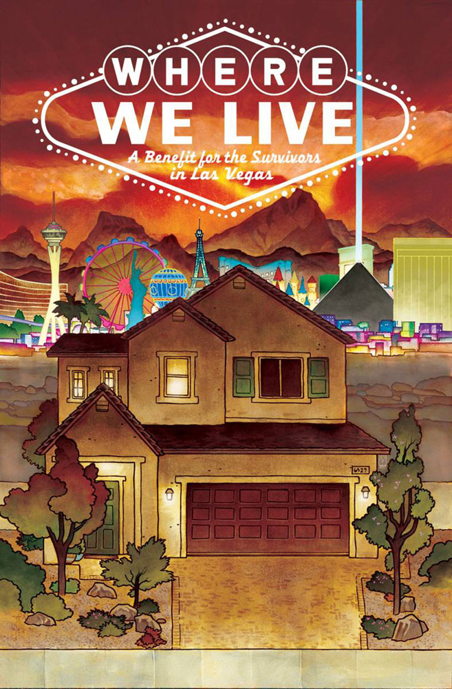 Image: Where We Live, a Benefit for the Survivors in Las Vegas SC  - Image Comics