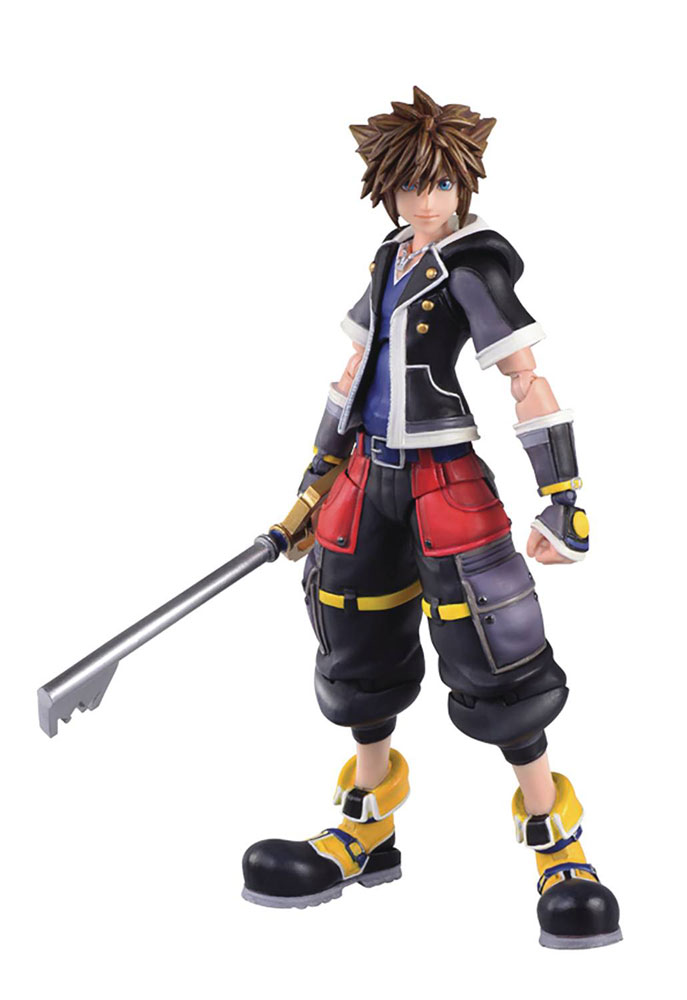 Image: Kingdom Hearts 3 Bring Arts Action Figure: Sora 2nd Form  (6-inch) - Square Enix Inc