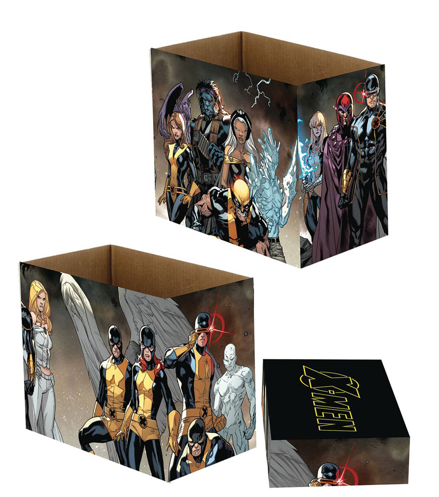 Image: Marvel Comics Short Comic Storage Box: X-Men Teams  (5-Pack) - Neca