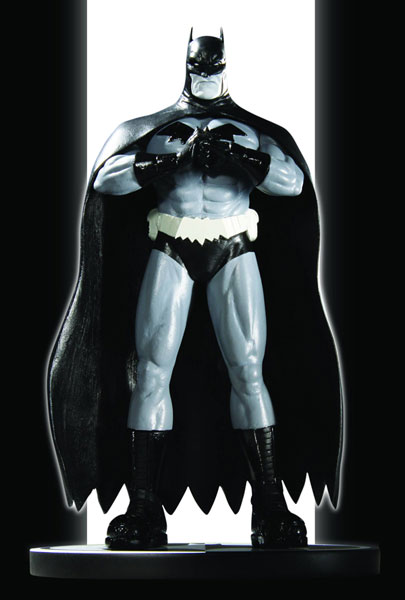 Image: Batman Black and White Statue by Pat Gleason 
