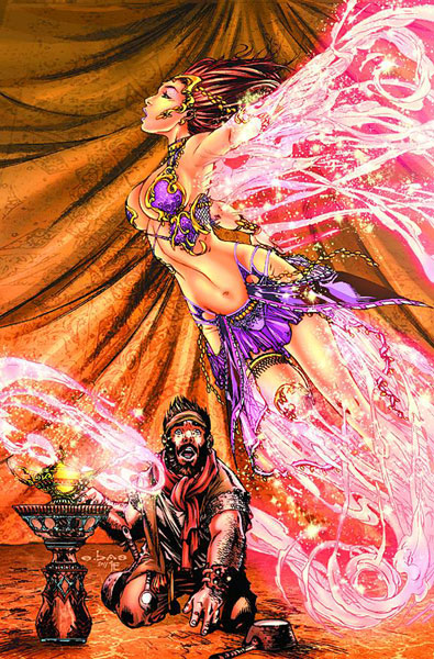 Image: Grimm Fairy Tales: Dream Eater Saga Part 8: Sinbad  (Ebas cover) - Zenescope Entertainment Inc