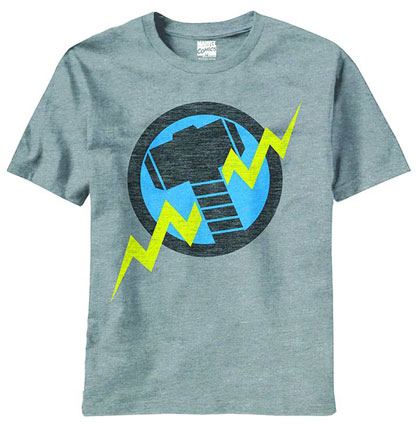 Image: Thor: Vintage Hammer PX T-Shirt Silver  (XL)