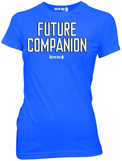 Image: Doctor Who: Future Companion Juniors T-Shirt [Blue]  (S) - Movie/Tv Apparel