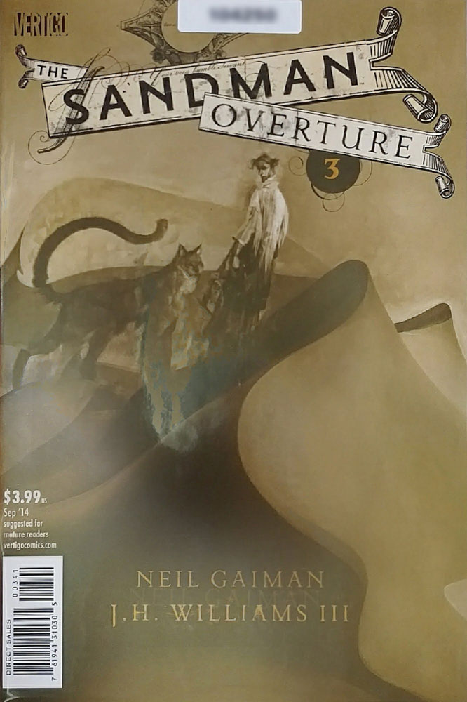 Image: Sandman: Overture #3 (Dave McKean special ink variant incentive cover B - 00341) - DC Comics - Vertigo