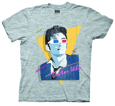 Image: Doctor Who: 3D Glasses T-Shirt [Heather]  (XL) - 