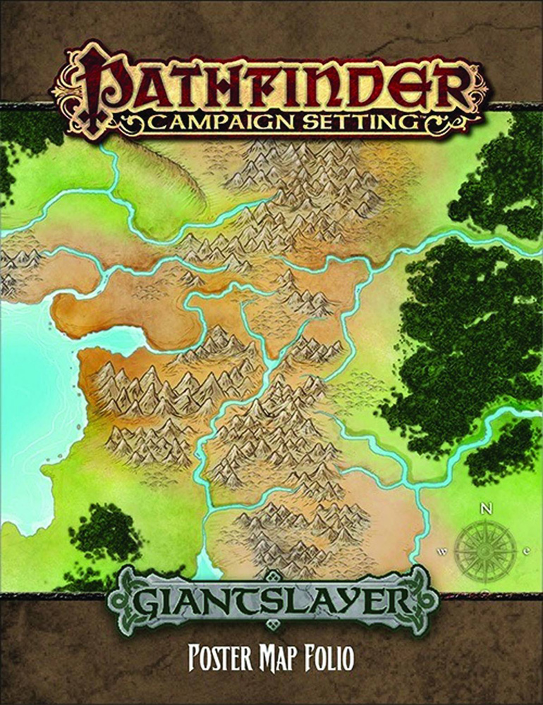Image: Pathfinder Campaign: Giantslayer Poster Map Folio  - 